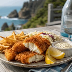 Breaded Tillamook Lingcod or Seabass