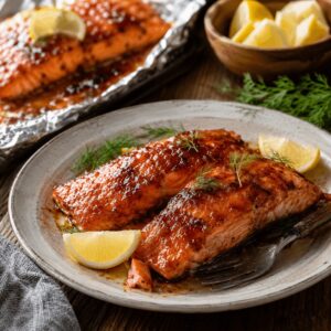 Brown Sugar Glazed Salmon