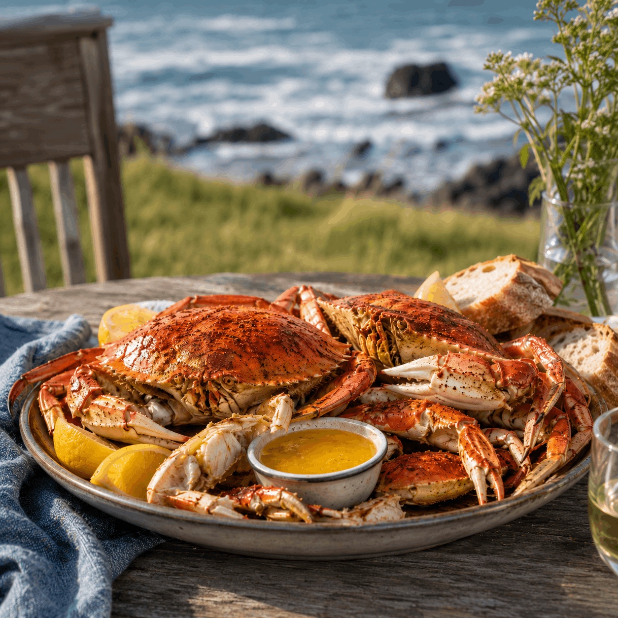 Dungeness Crab with Old Bay - Big Johnson's Guide Service